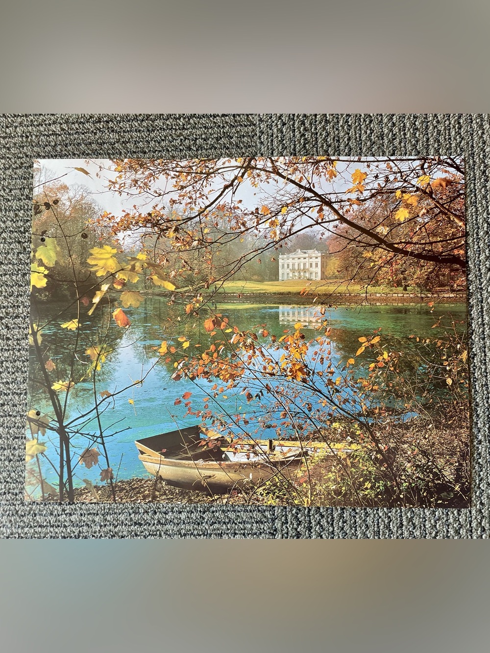 LOT of 18 vintage wallpaper mural sample book pages